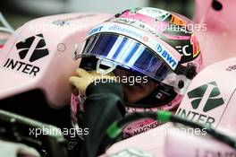 Sergio Perez (MEX) Sahara Force India F1 VJM10. 29.04.2017. Formula 1 World Championship, Rd 4, Russian Grand Prix, Sochi Autodrom, Sochi, Russia, Qualifying Day.