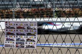 Marshals crib sheet by the side of the circuit. 29.04.2017. Formula 1 World Championship, Rd 4, Russian Grand Prix, Sochi Autodrom, Sochi, Russia, Qualifying Day.