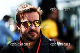 Fernando Alonso (ESP) McLaren. 30.04.2017. Formula 1 World Championship, Rd 4, Russian Grand Prix, Sochi Autodrom, Sochi, Russia, Race Day.