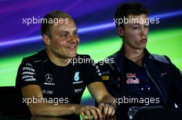 Valtteri Bottas (FIN) Mercedes AMG F1 in the FIA Press Conference. 27.04.2017. Formula 1 World Championship, Rd 4, Russian Grand Prix, Sochi Autodrom, Sochi, Russia, Preparation Day.