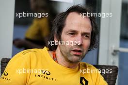 Ciaron Pilbeam (GBR) Renault Sport F1 Team Chief Race Engineer. 27.04.2017. Formula 1 World Championship, Rd 4, Russian Grand Prix, Sochi Autodrom, Sochi, Russia, Preparation Day.