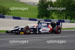 Luca Ghiotto (ITA) RUSSIAN TIME 07.07.2017. FIA Formula 2 Championship, Rd 5, Spielberg, Austria, Friday.