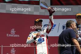 Race 2, the podium: winner Artem Markelov (RUS) Russian Time, 2nd place Alexander  Albon (THA) ART Grand Prix 09.07.2017. FIA Formula 2 Championship, Rd 5, Spielberg, Austria, Sunday.