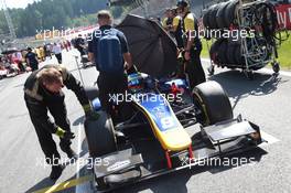 Race 2, Olivier Rowland (GBR) DAMS 09.07.2017. FIA Formula 2 Championship, Rd 5, Spielberg, Austria, Sunday.