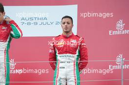 Race 1, 3rd place Antonio Fuoco (ITA) PREMA Racing 08.07.2017. FIA Formula 2 Championship, Rd 5, Spielberg, Austria, Saturday.