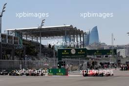 Race 1, Charles Leclerc (MON) PREMA Racing 24.06.2017. FIA Formula 2 Championship, Rd 4, Baku, Azerbaijan, Saturday.