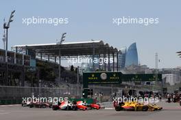 Race 1,  Norman Nato (FRA) Pertamina Arden 24.06.2017. FIA Formula 2 Championship, Rd 4, Baku, Azerbaijan, Saturday.