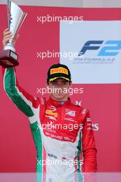 Race 2, 2nd place Charles Leclerc (MON) PREMA Racing 25.06.2017. FIA Formula 2 Championship, Rd 4, Baku, Azerbaijan, Sunday.