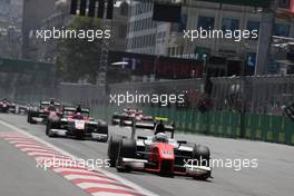 Race 2, Jordan King (GBR) MP Motorsport 25.06.2017. FIA Formula 2 Championship, Rd 4, Baku, Azerbaijan, Sunday.