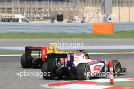 Race 1, Nabil Jeffri (MAL) Trident 15.04.2017. FIA Formula 2 Championship, Rd 1, Sakhir, Bahrain, Saturday.