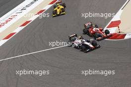 Race 1, Sergio Canamasas (ESP) Trident 15.04.2017. FIA Formula 2 Championship, Rd 1, Sakhir, Bahrain, Saturday.