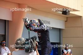 Race 1, Artem Markelov (Rus) Russian Time race winner 15.04.2017. FIA Formula 2 Championship, Rd 1, Sakhir, Bahrain, Saturday.