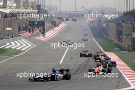 Race 1, Luca Ghiotto (ITA) RUSSIAN TIME 15.04.2017. FIA Formula 2 Championship, Rd 1, Sakhir, Bahrain, Saturday.
