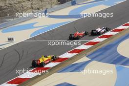 Race 1, Sean Gelael (INA) Pertamina Arden 15.04.2017. FIA Formula 2 Championship, Rd 1, Sakhir, Bahrain, Saturday.