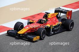 Free Practice, Louis Deletraz (SUI) Racing Engineering 14.04.2017. FIA Formula 2 Championship, Rd 1, Sakhir, Bahrain, Friday.