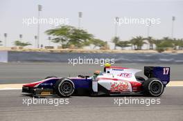 Free Practice, Sergio Canamasas (ESP) Trident 14.04.2017. FIA Formula 2 Championship, Rd 1, Sakhir, Bahrain, Friday.