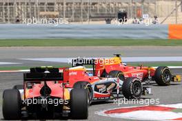 Race 1, Gustav Malja (SWE) Racing Engineering 15.04.2017. FIA Formula 2 Championship, Rd 1, Sakhir, Bahrain, Saturday.