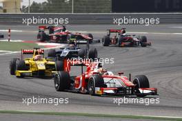 Race 1, Charles Leclerc (MON) PREMA Racing 15.04.2017. FIA Formula 2 Championship, Rd 1, Sakhir, Bahrain, Saturday.