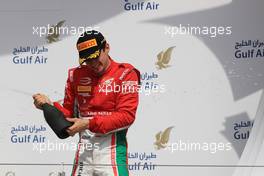Race 1, 3rd place Charles Leclerc (MON) PREMA Racing 15.04.2017. FIA Formula 2 Championship, Rd 1, Sakhir, Bahrain, Saturday.