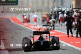 Race 1, Alexander Albon (THA) ART Grand Prix takes his drive through penalty 15.04.2017. FIA Formula 2 Championship, Rd 1, Sakhir, Bahrain, Saturday.