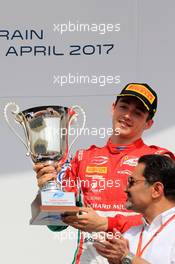 Race 1, 3rd place Charles Leclerc (MON) PREMA Racing 15.04.2017. FIA Formula 2 Championship, Rd 1, Sakhir, Bahrain, Saturday.