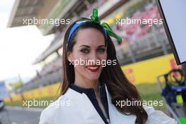 Race 2, Grid Girl 14.05.2017. FIA Formula 2 Championship, Rd 2, Barcelona, Spain, Sunday.