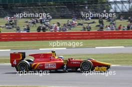 Qualifying, Gustav Malja (SWE) Racing Engineering 14.07.2017. FIA Formula 2 Championship, Rd 6, Silverstone, England, Friday.