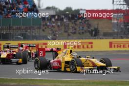 Race 1, Sean Gelael (INA) Pertamina Arden 15.07.2017. FIA Formula 2 Championship, Rd 6, Silverstone, England, Saturday.
