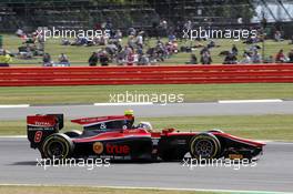 Qualifying, Alexander Albon (THA) ART Grand Prix 14.07.2017. FIA Formula 2 Championship, Rd 6, Silverstone, England, Friday.