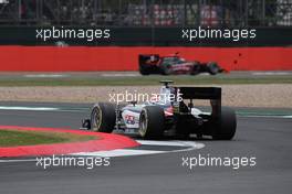 Qualifying, Luca Ghiotto (ITA) RUSSIAN TIME 14.07.2017. FIA Formula 2 Championship, Rd 6, Silverstone, England, Friday.