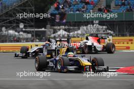 Race 1, Oliver Rowland (GBR) DAMS 15.07.2017. FIA Formula 2 Championship, Rd 6, Silverstone, England, Saturday.