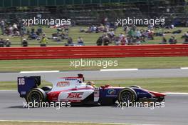 Qualifying, Nabil Jeffri (MAL) Trident 14.07.2017. FIA Formula 2 Championship, Rd 6, Silverstone, England, Friday.