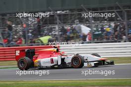 Race 1, Robert Visoiu (ROM) Campos Racing 15.07.2017. FIA Formula 2 Championship, Rd 6, Silverstone, England, Saturday.