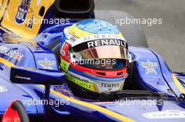 Race 2, Oliver Rowland (GBR) DAMS 16.07.2017. FIA Formula 2 Championship, Rd 6, Silverstone, England, Sunday.