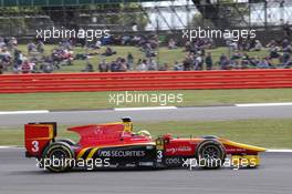 Qualifying, Louis Deletraz (SUI) Racing Engineering 14.07.2017. FIA Formula 2 Championship, Rd 6, Silverstone, England, Friday.