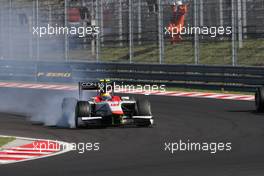 Race 1, Robert Visoiu (ROM) Campos Racing 29.07.2017. FIA Formula 2 Championship, Rd 7, Budapest, Hungary, Saturday.
