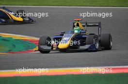 Race 2, Bruno Baptista (BRA) DAMS 27.08.2017. GP3 Series, Rd 5, Spa-Francorchamps, Belgium, Sunday.