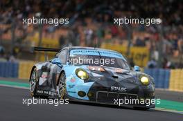 Christian Ried (GER) / Matteo Cairoli (ITA) / Marvin Dienst (GER) #77 Dempsey-Proton Racing, Porsche 911 RSR (991). 04.06.2017. Le Mans 24 Hour, Testing, Le Mans, France.