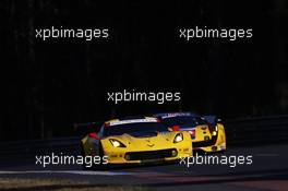 Jan Magnussen (DEN) / Antonio Garcia (ESP) / Jordan Taylor (USA) #63 Corvette Racing GM Chevrolet Corvette C7.R. FIA World Endurance Championship, Le Mans 24 Hours - Practice and Qualifying, Wednesday 14th June 2017. Le Mans, France.