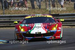 Davide Rigon (FRA) / Sam Bird (GBR) / Miguel Molina (ESP) #71 AF Corse Ferrari 488 GTE. 14.06.2017-18.06.2016 Le Mans 24 Hour Race 2017, Le Mans, France