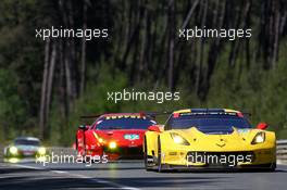 Corvette Racing GM - Corvette C7 R LMGTE Pro - Oliver GAVIN, Tommy MILNER, Marcel FASSLER 14.06.2017-18.06.2016 Le Mans 24 Hour Race 2017, Le Mans, France