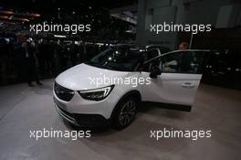 Opel  Crossland X 07-08.03.2017. Geneva International Motor Show, Geneva, Switzerland. www.xpbimages.com, EMail: requests@xpbimages.com - copy of publication required for printed pictures. Every used picture is fee-liable. © Copyright: Photo4 / XPB Images
