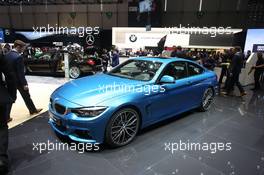 BMW 4 Series Coupe 07-08.03.2017. Geneva International Motor Show, Geneva, Switzerland. www.xpbimages.com, EMail: requests@xpbimages.com - copy of publication required for printed pictures. Every used picture is fee-liable. © Copyright: Photo4 / XPB Images