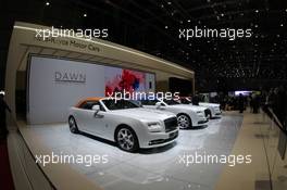 Rolls Royce Stand 07-08.03.2017. Geneva International Motor Show, Geneva, Switzerland. www.xpbimages.com, EMail: requests@xpbimages.com - copy of publication required for printed pictures. Every used picture is fee-liable. © Copyright: Photo4 / XPB Images