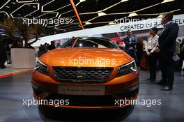 Seat Leon Cupra 300 Plus 07-08.03.2017. Geneva International Motor Show, Geneva, Switzerland. www.xpbimages.com, EMail: requests@xpbimages.com - copy of publication required for printed pictures. Every used picture is fee-liable. © Copyright: Photo4 / XPB Images