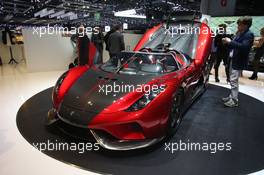 Koenigsegg Reggera 07-08.03.2017. Geneva International Motor Show, Geneva, Switzerland. www.xpbimages.com, EMail: requests@xpbimages.com - copy of publication required for printed pictures. Every used picture is fee-liable. © Copyright: Photo4 / XPB Images
