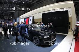 Rolls Royce Wrait Black Badge 07-08.03.2017. Geneva International Motor Show, Geneva, Switzerland. www.xpbimages.com, EMail: requests@xpbimages.com - copy of publication required for printed pictures. Every used picture is fee-liable. © Copyright: Photo4 / XPB Images