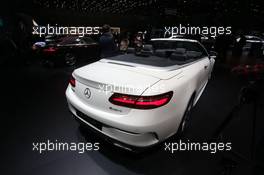 Mercedes E-Clas Cabrio 07-08.03.2017. Geneva International Motor Show, Geneva, Switzerland. www.xpbimages.com, EMail: requests@xpbimages.com - copy of publication required for printed pictures. Every used picture is fee-liable. © Copyright: Photo4 / XPB Images
