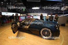 Pagani huayra roadster 07-08.03.2017. Geneva International Motor Show, Geneva, Switzerland. www.xpbimages.com, EMail: requests@xpbimages.com - copy of publication required for printed pictures. Every used picture is fee-liable. © Copyright: Photo4 / XPB Images