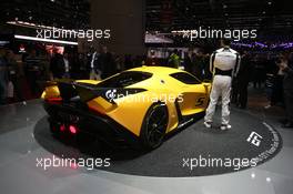 Pininfarina Ef7 Fittipaldi 07-08.03.2017. Geneva International Motor Show, Geneva, Switzerland. www.xpbimages.com, EMail: requests@xpbimages.com - copy of publication required for printed pictures. Every used picture is fee-liable. © Copyright: Photo4 / XPB Images